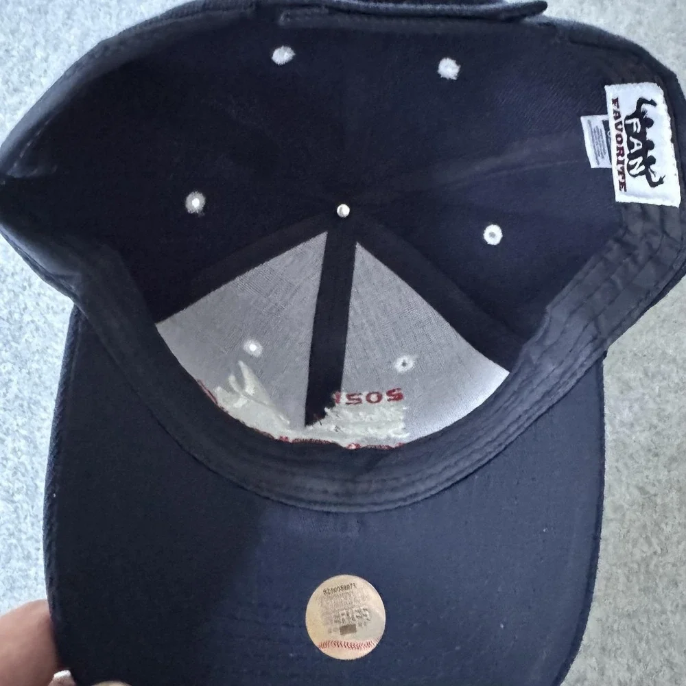 Atlanta Braves Hat Strap Back Mens One Size Blue MLB 2021 World Series Champions